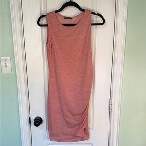 Sleeveless Coral Pink Dress